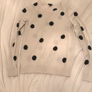 Polka dot sweater